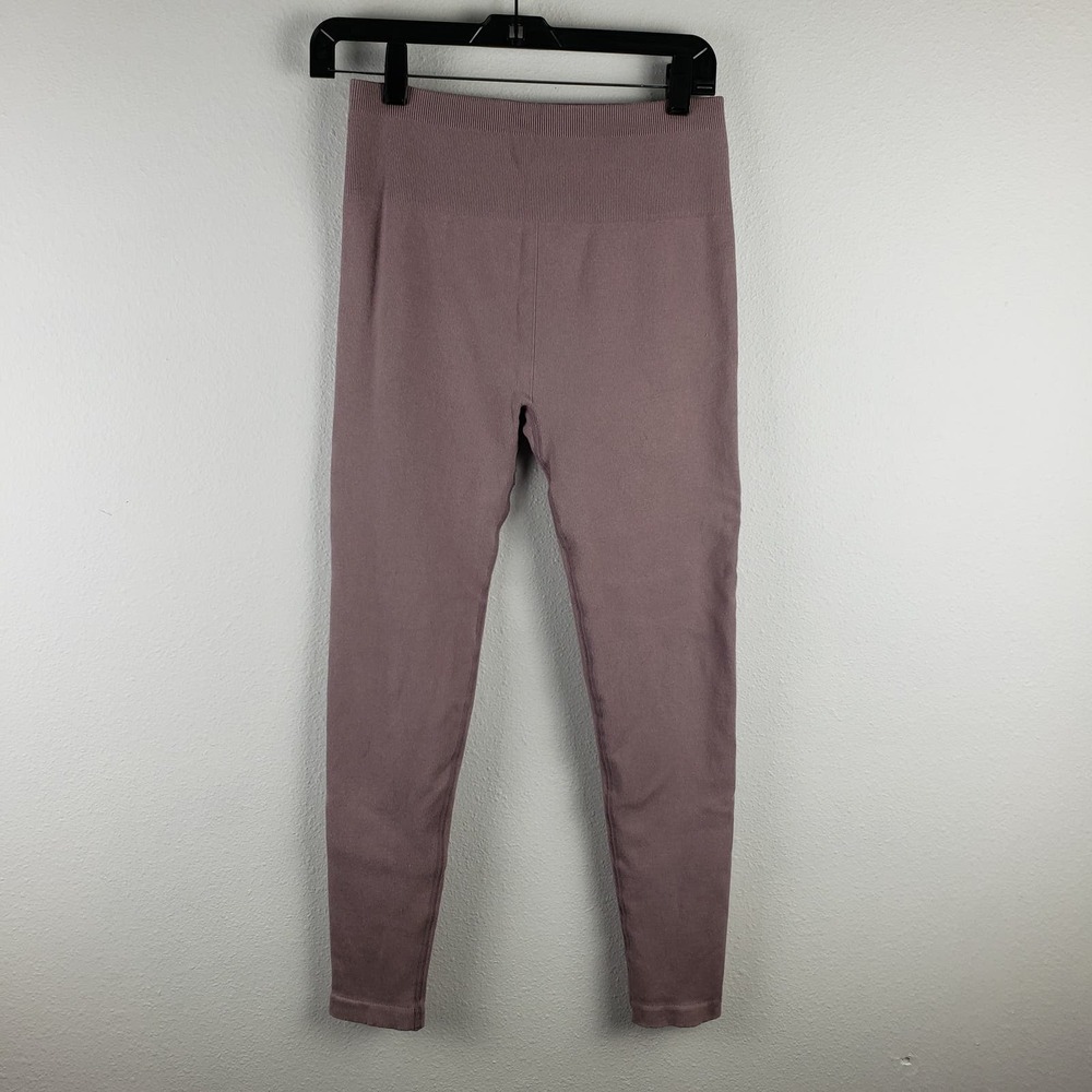 Everlane Women's Suze M/L The Seamless Leggings Mauve Brown Athletic Stretch‎